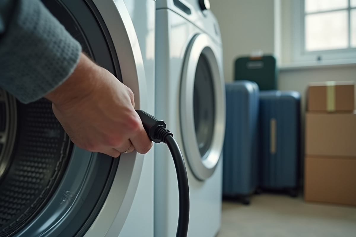 Main retirant la fiche électrique d